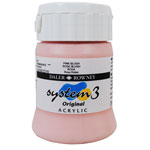 Daler Rowney System 3 Original Acrylic Paint 250ml Pink Blush