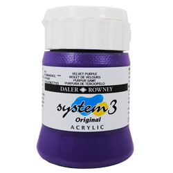 Daler Rowney System 3 Original Acrylic Paint 250ml Velvet Purple