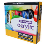 Daler Rowney Graduate Acrylic Paint Starter Set 5 x 120ml