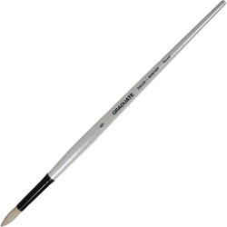 Daler Rowney Graduate Bristle Round Long Handled Brush Size 6