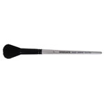 Daler Rowney Graduate Black Goat Round Mop Short Handled Brush Size 1"