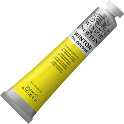 Winsor & Newton Winton Oil Colour 200ml Tube - Lemon Yellow Hue 346