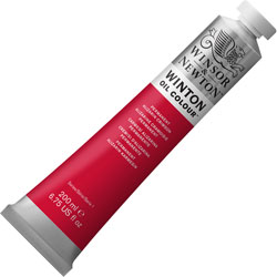 Winsor & Newton Winton Oil Colour 200ml Tube - Permanent Alizarin Crimson 468