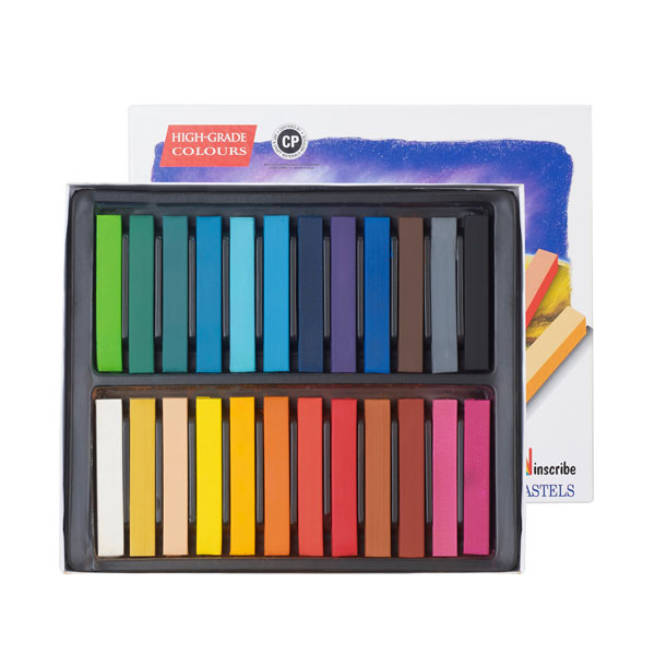 Inscribe IMPSF24 Soft Pastel Set 24 Colours Full Size
