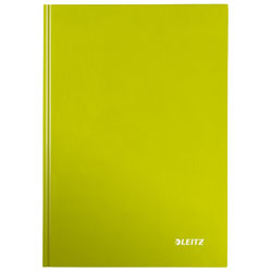 Leitz Green Notebook Hard Cover WOW A4 Ruled 80 Sheets