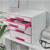 Leitz WOW Drawer Cabinet CUBE 4 Drawer white pink