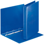 Esselte 49732 Essentials Presentation Binder 4 D Ring 25mm Capacity Blue