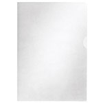 Centra Clear Plastic Wallet Cut Flush Folder A4 2 Openings 65 Microns Pack 100