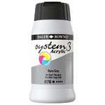 Daler Rowney System 3 Original Acrylic Paint 500ml Warm Grey