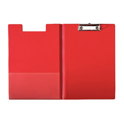 Esselte 56043 A4 Fold Over Clipboard Red