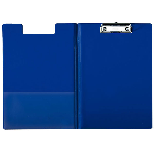  56045 A4 Fold Over Clipboard Blue