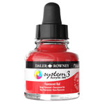 Daler-Rowney System3 Ink 29.5ml Fluorescent Red