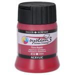 Daler-Rowney System3 250ml Screen Printing Acrylic Paint Process Magenta