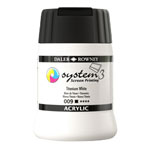 Daler-Rowney System3 250ml Screen Printing Acrylic Paint Titanium White