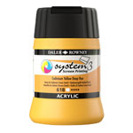 Daler-Rowney System3 250ml Screen Printing Acrylic Paint Cad Yellow Deep Hue