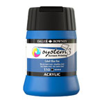 Daler-Rowney System3 250ml Screen Printing Acrylic Paint Cobalt Blue Hue