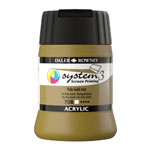 Daler-Rowney System3 250ml Screen Printing Acrylic Paint Pale Gold Imit