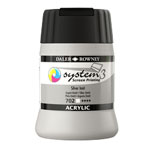 Daler-Rowney System3 250ml Screen Printing Acrylic Paint Silver Imit