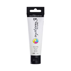 Daler Rowney System 3 Acrylic Paint 59ml Titanium White