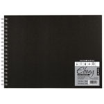 Daler-Rowney Ebony Wb Sketch book Landscape Black Paper 160gsm 40Sh