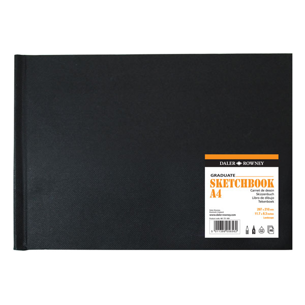 Daler-Rowney Graduate Hb Sketch Book A4 Landscape 130G 46Sh