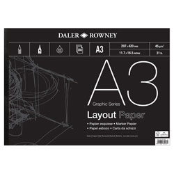 Daler-Rowney Graphic Series Layout Pad A3 45G 80Sh