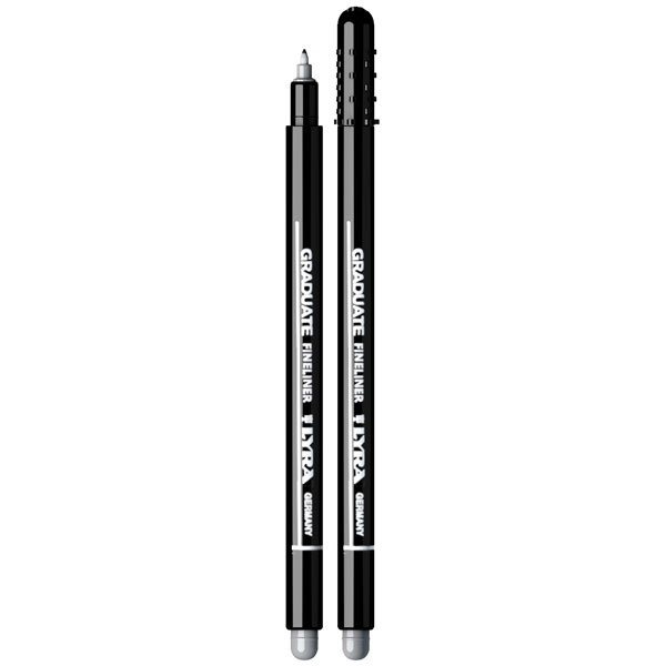 Fila Lyra Graduate Fineliner Black Pen Single