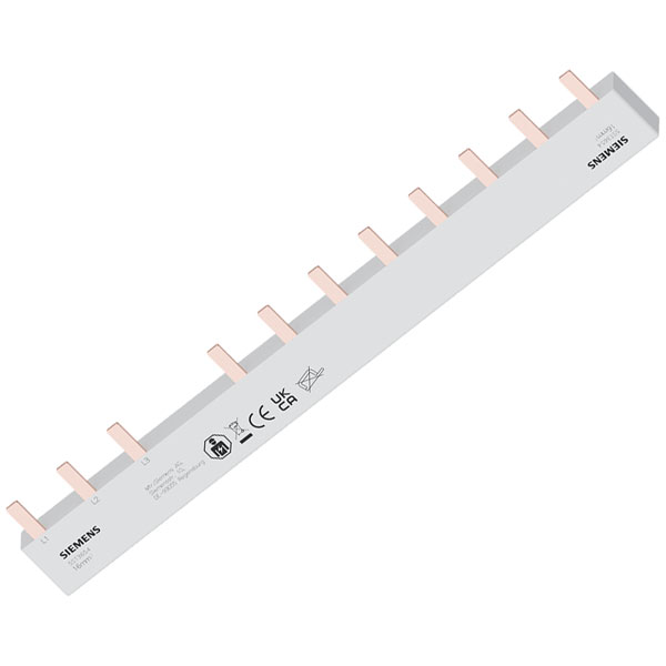 Siemens 5ST3654 Pin Busbar copper 210mm 1pc IP30 73x43.5x18.5mm