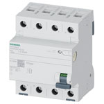 Siemens 5SV33444 RCCB 4-PIN 40A 30mA 400V FI-Safety Type B