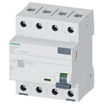 Siemens 5SV36466 RCCB 4-pin 63A 0.3A 400V Type A FI protection