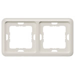 Siemens 5TG1812 Delta 2x Frame titanium white modular 2-way 151x80mm