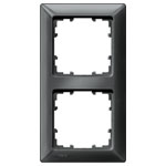 Siemens 5TG25526 Delta carbon metallic 2-way Switch frame 151x80mm