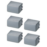 Siemens 5TG8060 Delta Cap set for pushbutton 5x grey/opaque set
