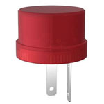 Signal Construct LP18412 Flat LED Indicator Blue 12V DC Ø18mm Spade Plug