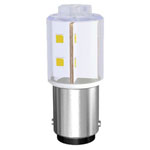 Signal Construct MBRD150804A LED Bulb Red BA15d 24V Durable Vibration Resistant