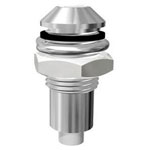 Signal Construct SLQ06L140 Light Pipe Chrome M6 Thread IP67 3mm Fibre