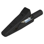 SKS Hirschmann 930319100 MA 2 VA sw clip terminal 2mm socket Black