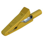 SKS Hirschmann 930319103 Clip terminal 2mm Yellow stainless steel jaws