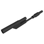 SKS Hirschmann 934212100 MAL 2800 S Safety Test Lead 4mm plug blk 1pc