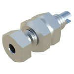 SKS Hirschmann 938441000 MBU 10 built-in 2mm unsprung jack socket