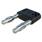 SKS Hirschmann 972267100 Shorting jumper Black 4mm pin diameter 1pc