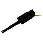 SKS Hirschmann 974201100 KLEPS 064 PCH alligator clip 0.64mm CAT I Black