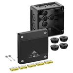 Spelsberg 40202001 Junction Box 92x92x60mm black IP66/IP67/IP69 VDE certified