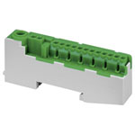 Spelsberg 79032201 Terminal Clamp 76 A 15 Points DIN Rail Green