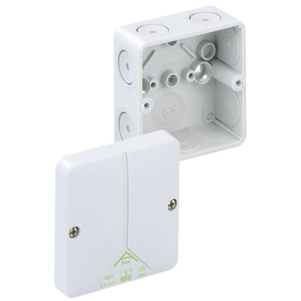 Spelsberg 80290701 Junction Box 80x80x52mm Grey IP65 DIN IEC 60670