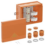 Spelsberg 86963201 Junction Box 250x200x120mm IP66 orange VDE certified