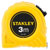 Stanley 0-30-487 Tape Measure 8m Durable Steel Blade with Belt Clip