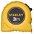 Stanley 1-30-487 Tape Measure 3m Durable Compact Easy-Read Scale