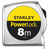 Stanley 1-33-198 Powerlock Tape Measure 8m Durable Steel Blade