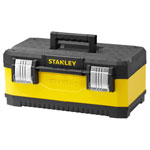 Stanley 1-95-612 Toolbox Spacious Metal-Plastic Composite Black/Yellow